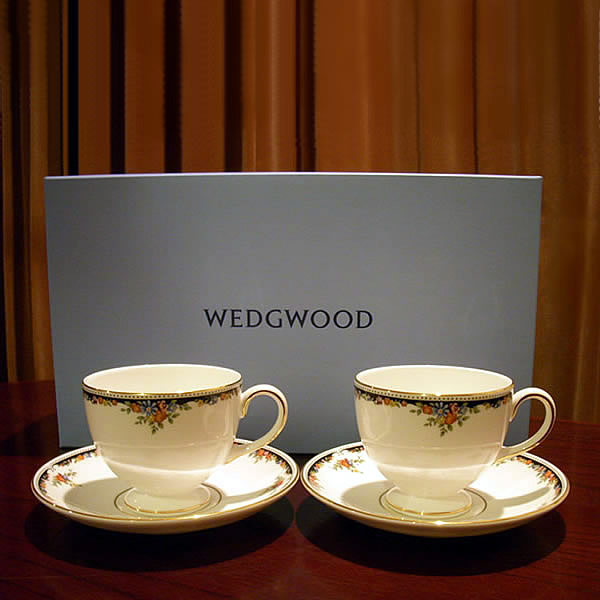 ウェッジウッド（Wedgwood）オズボーン ティーカップ＆ソーサー（リー 