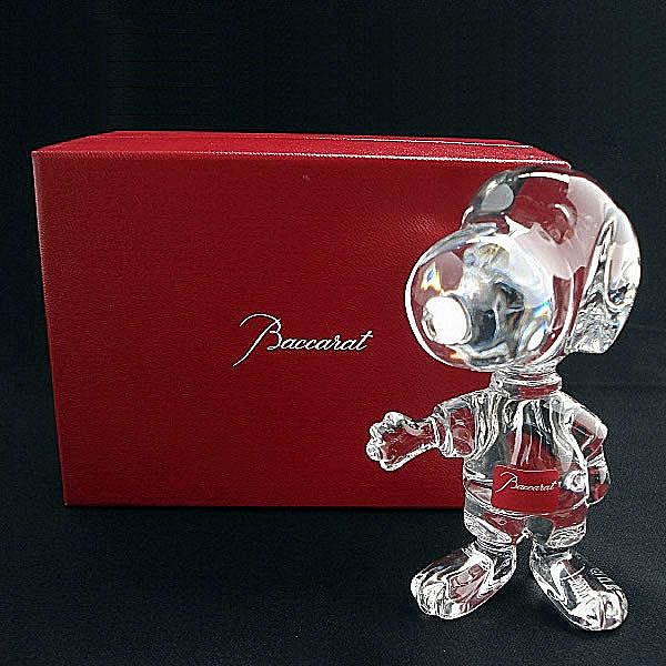 バカラ Baccarat カートゥーン フレンドリースヌーピー Snoopy 人形 2 105 030 芦屋セレクト